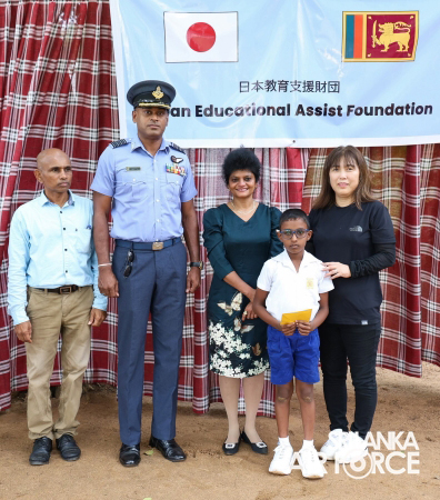 JAPAN-SRI LANKA FRIENDSHIP ASSOCIATION EXTENDS SUPPORT TO SIGIRIYA COMMUNITY IN COLLABORATION WITH SLAF STATION SIGIRIYA